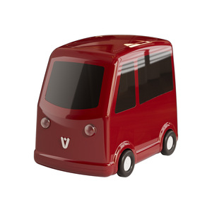 Waste <b>Bin</b> Bus Shape Indoor Home Kitchen Living Room Toilet Trash Can Red White Color 2026 New Design - Product Image 5