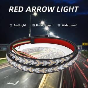 Barre lumineuse d'avertissement LED rouge pour hayon, étanche IP66, bande de signalisation de freinage et de clignotement pour amélioration de camion - Product Image 2
