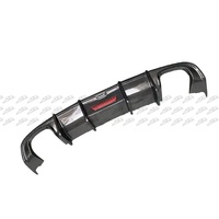 Diffuseur arrière en fibre de carbone pour Audi A3 S3 8V avec éclairage LED, kit carrosserie pour Audi A3 S3 8V 2013 2014 2015 2016