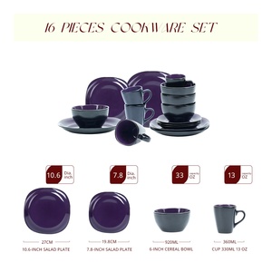 Service de table créatif en céramique de luxe léger pour salades, pâtes, desserts, steaks, couverts et vaisselle - Product Image 3