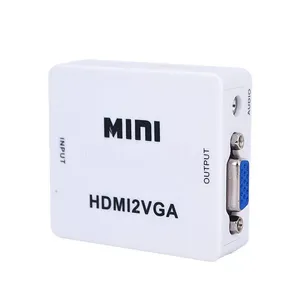 Bộ Chuyển Đổi Line HDMI Female Sang VGA Male + Bộ Chuyển Đổi Âm Thanh Bộ Chuyển Đổi HDTV Sang VGA 1080P Với Cáp Đầu Ra Âm Thanh