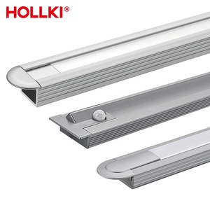 Đèn <span class=keywords><strong>LED</strong></span> âm tủ hiện đại siêu mỏng bằng nhôm, tích hợp, chiều dài tùy chỉnh, OEM ODM, DC12V, CRI90, góc chiếu 120 độ, bảo hành 3 năm, bán chạy - Product Image 4