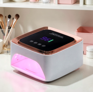 Lampe à ongles rechargeable à séchage rapide avec capteur de lumière rouge – Séchoir à ongles LED UV pour salon et usage domestique - Product Image 1
