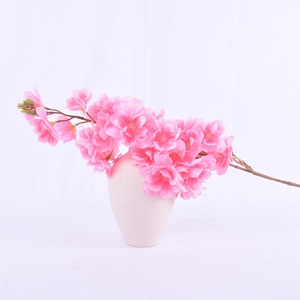 Fleurs artificielles de cerisier simulées à longues branches, décoration de mariage, ornements de salon, plantes hydratantes, vente en gros - Product Image 2