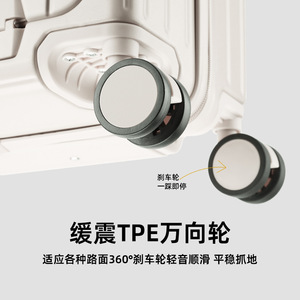 Front Open <b>Suitcase</b> 24 Inch Zipper Closure 360 Degree Spinner <b>Wheels</b> For Women Leisure Travel Spring 2024 - Product Image 3