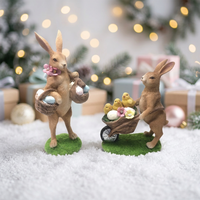 Bestseller Kleine Oster-Hasen-Dekoration Harz-Hasenfiguren Harz-Hasen
