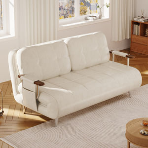 <strong>High</strong> Quality European Luxury Modern Single <strong>Double</strong> Leather Sofa Bed <strong>Small</strong> Size Apartment <strong>Sleeper</strong> Folding Pull Out Sofa Bed - Product Image 5