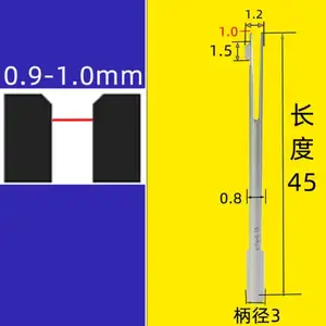 HOANYORE CNC Deburring Device Double Sided 0.8-11.1mm Tungsten Steel Chamfering Knife Burrs Metal Holes PCD Coated Mill Product