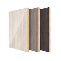 Haute brillance 2 ~ 25mm épaisseur mélamine stratifié Mdf mélamine laminé Pvc panneaux feuille pour meubles