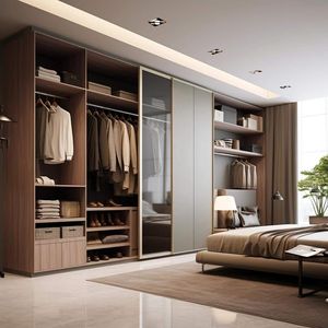 Custom Aluminum Glass Door Walk in <strong>Closet</strong> Bedroom Furniture Durable Modern <strong>Design</strong> Armoire Wardrobes <strong>Closets</strong> Para Habitacion - Product Image 4