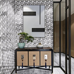 BOTON STONE Mosaïque de pierre bon marché pour cuisine, artisanat de sol, mur de salle de bain, mosaïque de marbre - Product Image 1