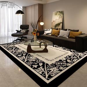 Alfombra de Lujo Estilo Americano para Sala de Estar, Rectangular, Moderna, Resistente a las Manchas, para Sofá, Mesa de Centro - Product Image 1