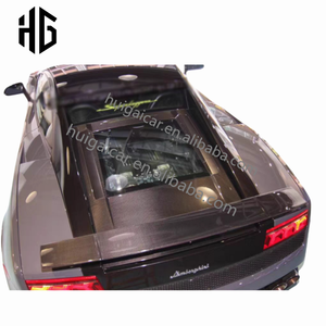 Подходит для 2008 Lamborghini Gallardo Lp550 Lp560 крышка багажника заднего двигателя из углеродного волокна материал Задняя Крышка Капота - Product Image 6
