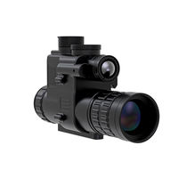 HENBAKER NV810 Monoculaire de vision nocturne numérique, lunette de visée à double lumière infrarouge, réticule Cy810, jour et nuit, HD1080, lunette de visée de chasse nocturne