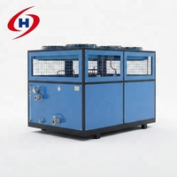 Refroidisseur d'eau industriel Honeywell 40HP à refroidissement par air pour systèmes R290/R32/R22/R410A/R134A/R407C/R404A