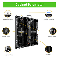 Pantalla LED de Alquiler P2.6 P3.91 de Alta Frecuencia de Actualización, Instalación Rápida y Sencilla, Sistema de Control NOVA para Espectáculos y Celebraciones
