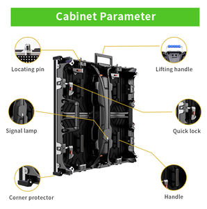 Écran LED de location couleur pleine, installation facile et rapide, contrôle par téléphone/ordinateur/USB, gestion à distance pour spectacles et célébrations - Product Image 2