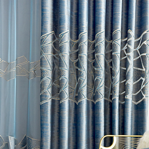 Cortinas de poliéster de alta calidad de lujo, cortinas de hoteles, diseño plisado, oficina, sala de estar, decoraciones de ventana de sombra modernas altas - Product Image 4