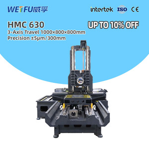 Centre d'usinage horizontal CNC robuste HMC WF-630 avec système FANUC, centre de tournage et pièces - Product Image 2
