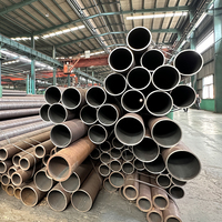 Pipa Baja Dinding Tebal 1/2"-24" 20mm-610mm Hitam Karbon/Galvanis/ERW/Dilas/Tanpa Sambungan/Spiral untuk Material Bangunan API