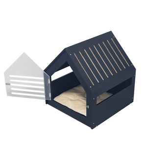 Maßgefertigtes Modernes Holz-Hundebett für Kleine Hunde Welpenhaus für Innenbereich Niedliche Hundekäfige Katzenmöbel Haustierkäfige Katzenhaus - Product Image 2