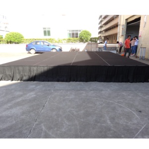 เวทีพกพาขนาด 4x4 ฟุต ประกอบง่าย พร้อมไฟสำหรับงานแต่งงาน - Product Image 3