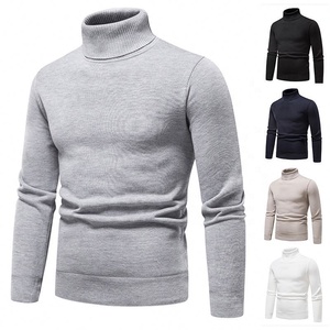 Suéter Nuevo de Otoño e Invierno para <span class=keywords><strong>Hombre</strong></span>, Informal, de Forro Polar y Grueso, <span class=keywords><strong>Camisa</strong></span> <span class=keywords><strong>con</strong></span> Cuello Alto - Product Image 1