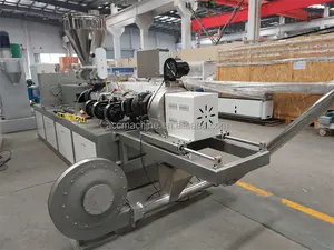 Linha automática de granulação de PVC/linha de pelotização de PVC máquina granuladora de corte a quente por sistema de refrigeração de ar