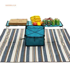 Groothandel Waterdichte Zeildoek Picknick Rugzak & Tafel Draagbare Outdoor Picknick Voor Familie