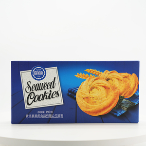 Venta al por mayor de galletas de algas marinas chinas saludables textura crujiente y sabor salado aperitivos de forma redonda en caja de embalaje - Product Image 6