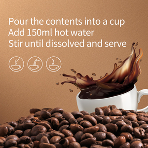 GANOHERB OEM/ODM Mezcla de café instantáneo Extracto de cuerpo fructífero de hongos Café negro Etiqueta privada Granos de café Arábica - Product Image 5