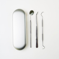 Aiguille dentaire chaude miroir pince à épiler Instrument dentaire outils dentaires chirurgicaux grattoir à langue Kit de soins Hygeian Oral
