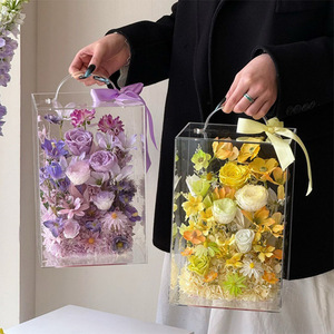 AM-PFE144 Ammy saint valentin préservé fleur jardin <span class=keywords><strong>Rose</strong></span> main boîte <span class=keywords><strong>éternelle</strong></span> <span class=keywords><strong>Rose</strong></span> fleur acrylique boîte <span class=keywords><strong>éternelle</strong></span> Roses mariage décor - Product Image 1