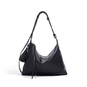 OEM-Anpassung Vollnarbiges Rindsleder Hobo Unterarm-Tasche Minimalistische Lässige Schultertasche, Große Kapazität Echtes Leder Handtasche - Product Image 6