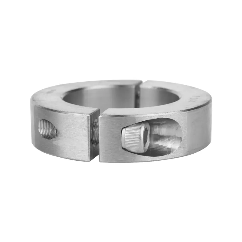 Custom 10mm/13mm/16mm/22mm Aluminium Split Ring Stop Collar Drill Bit Shank Depth Stop Metal Clamp Collars for Spline Shafts