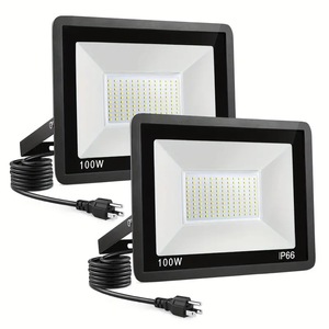 Lámparas LED de Exterior de 100W con Luz Blanca Diurna de 10000lm para Patio Trasero y Garaje WD-165 - Product Image 1