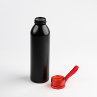 Bouteille d'eau en aluminium de sublimation personnalisée de 650ml, bouteille d'eau de boisson de sport en gros
