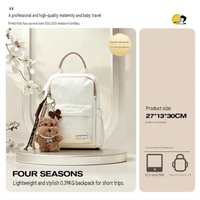Sac de voyage multifonctionnel pliable grande capacité avec logo personnalisé pour couches et accessoires, en polyester, vente en gros