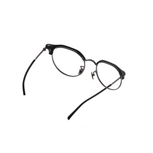 Kacamata bingkai Titanium asetat berkualitas kustom buatan tangan kacamata optik grosir modis klasik bentuk wajah Berlian - Product Image 4