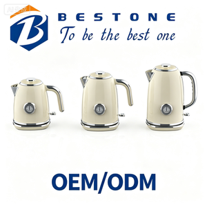 BESTONE Retro Breakfast <b>Set</b> 13 type Electric <b>Toaster</b> <b>Kettle</b> Blender Household Appliance OEM ODM - Product Image 3