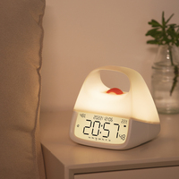 Réveil de table à quartz de haute qualité et attrayant avec détection d'humidité de la veilleuse pour une utilisation décorative