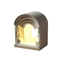 Lampe diffuseur d'arômes en pierre, style musée européen, faite à la main, étanche, en plâtre, en forme de porte, pour activités religieuses, Noël, Pâques