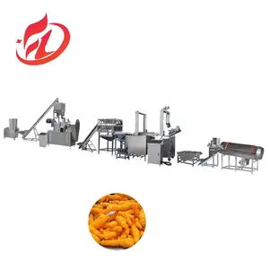 Hot Sale Fried Cheetos Nik naks Kurkure Snacks Food Production Line Making Machine