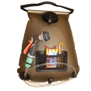Échantillon gratuit : Sac de douche solaire 20L portable avec interrupteur marche/arrêt et pommeau de douche amovible pour les voyages en plein air, la randonnée et la plage - Product Image 5