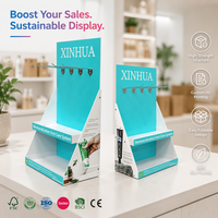 Support de présentation en carton pour brosse à dents électrique et dentifrice écologiques, pour la promotion en magasin de détail
