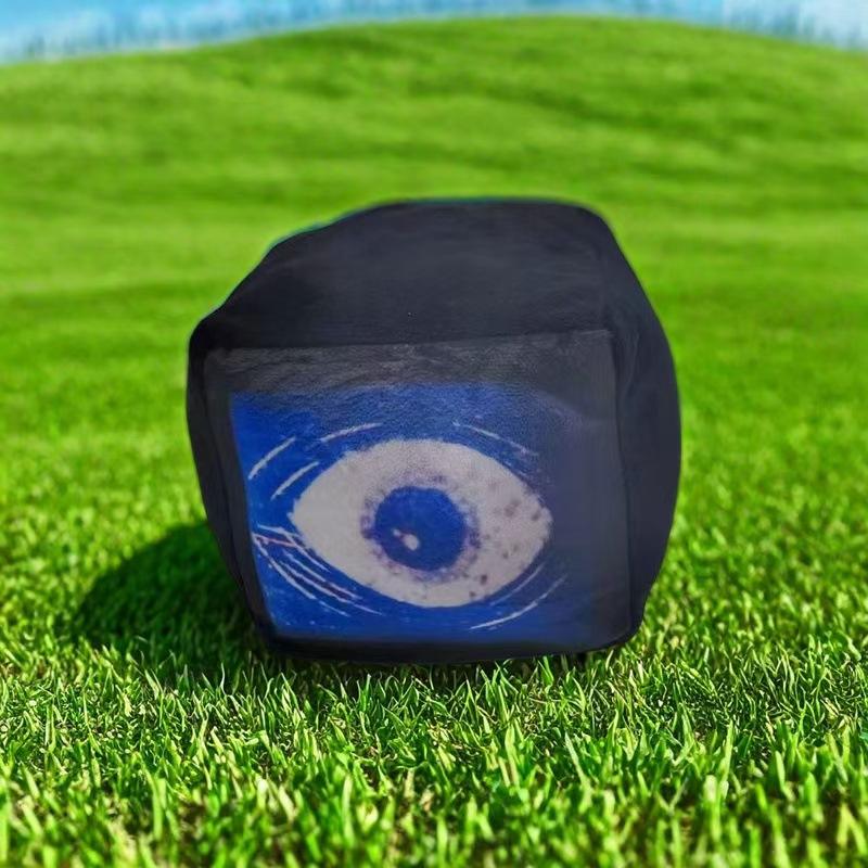 Cube borgne noir 12cm 80g - emballage sous vide compressé