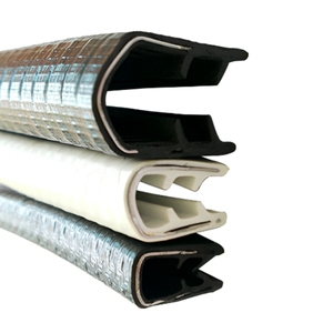 Plastica e gomma <span class=keywords><strong>a</strong></span> forma di U porta e finestra bordo Trim con acciaio - Product Image 5
