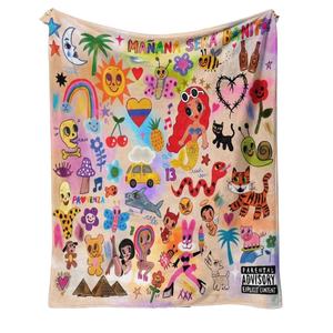 Hot <span class=keywords><strong>Karol</strong></span> <span class=keywords><strong>G</strong></span> Manana Sera Bonito Sublimación personalizada manta de viaje de lana mantas impresas personalizadas - Product Image 1