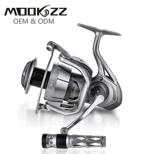 SW6000/7000/8000 moulinet de pêche tout métal 7 + 1 acier inoxydable BB 30kg carbone glisser 5.2:1 rapport IPX6 étanche pour grand jeu - Product Image 1