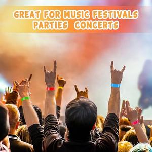 Personnalisez les meilleurs sceaux collés 3/4 pouces bracelet en papier bracelets en Tyvek plusieurs couleurs bracelet de sécurité bracelet en papier Tyvek - Product Image 6